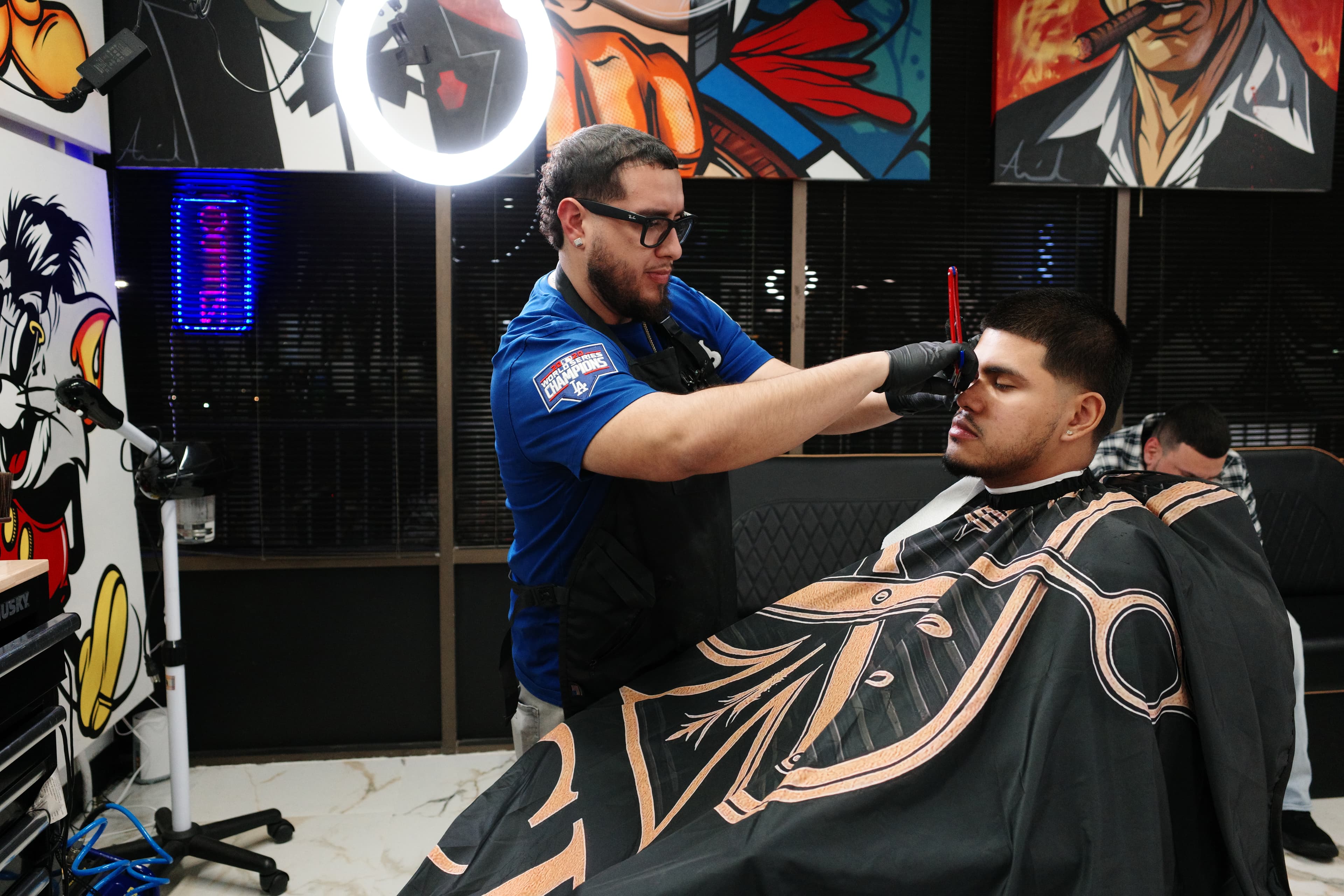 Haircut by Juju Fades at Aces Barbershop