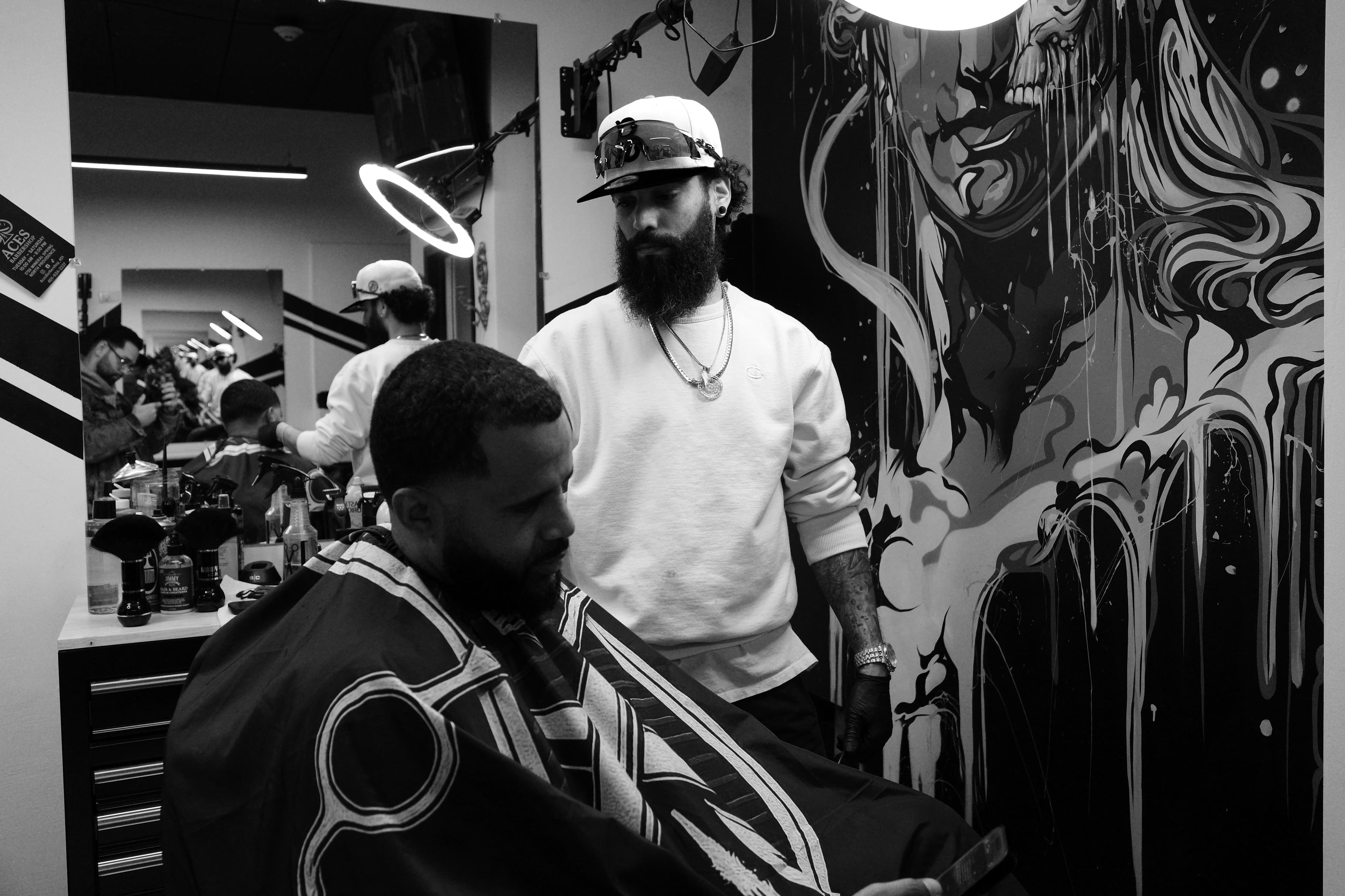 Haircut by LooksBySerge at Aces Barbershop