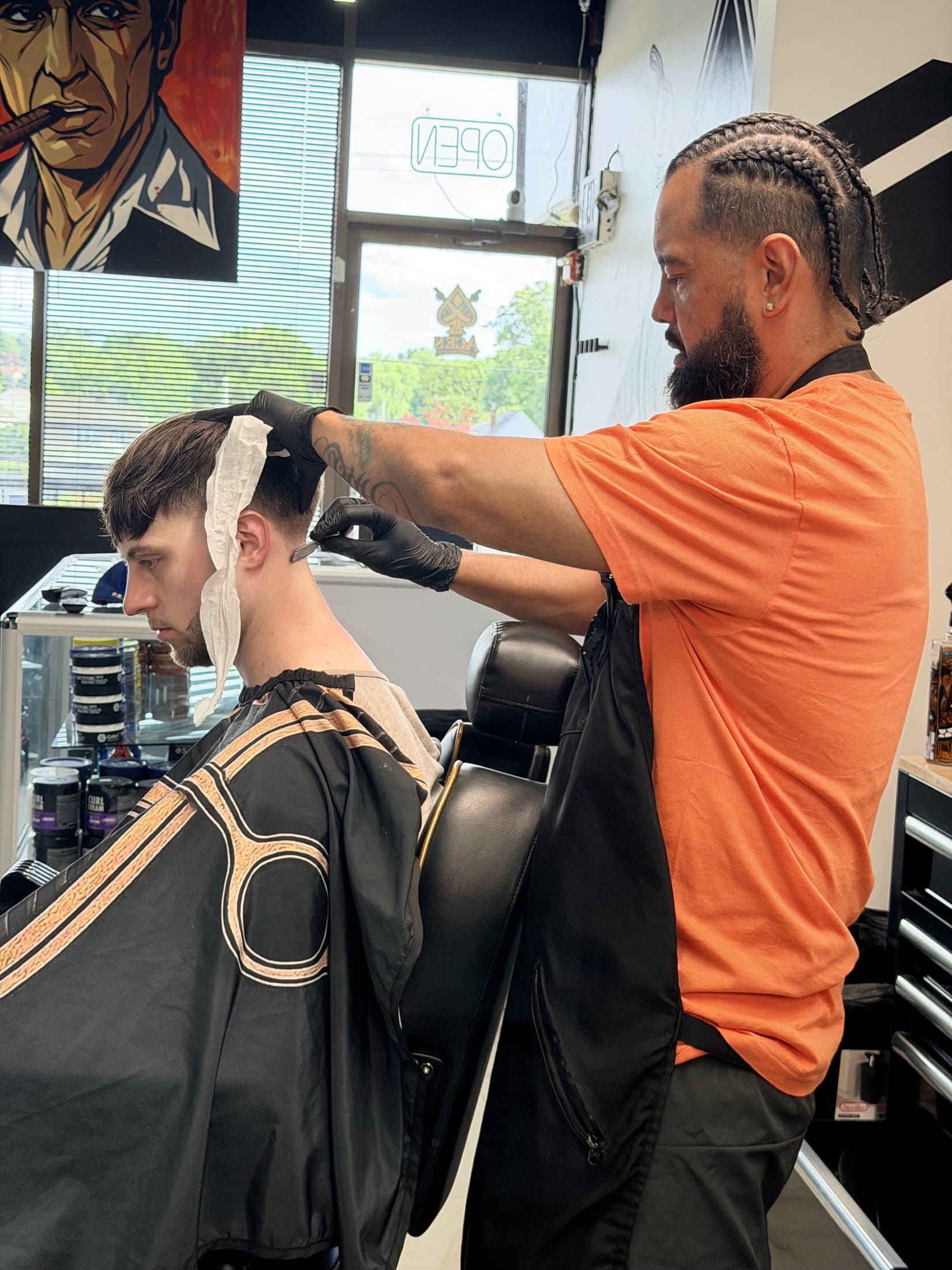 Haircut service by WALTNYCE at Aces Barbershop in North Providence, Rhode Island