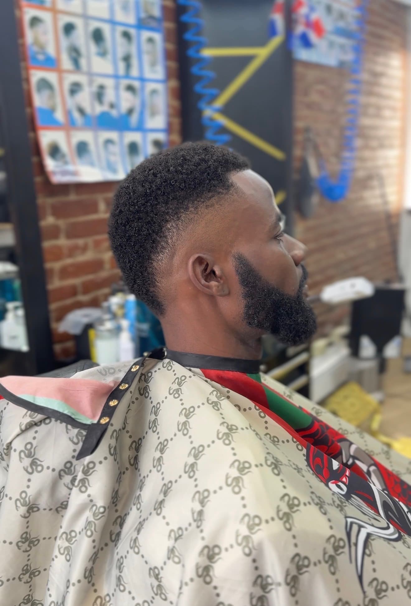 Beard fade haircut by Mermelada at Aces Barbershop