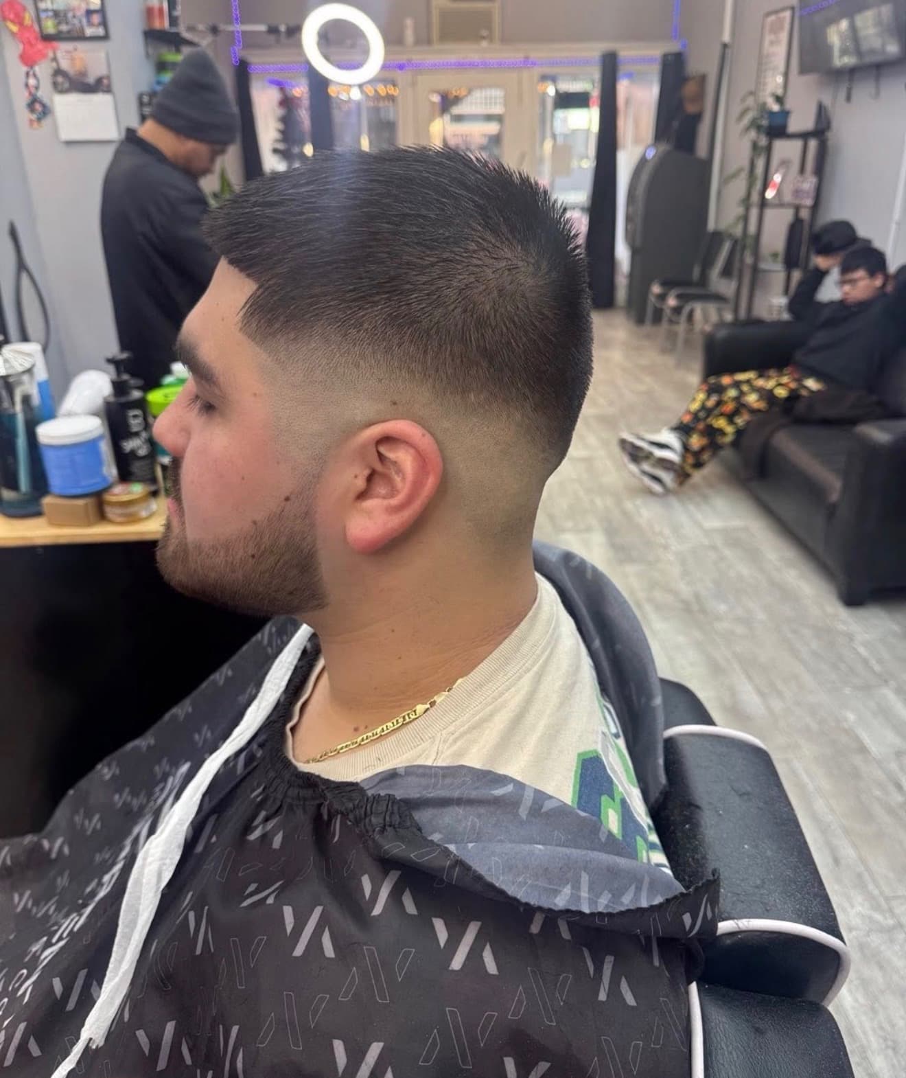 Fade haircut by Mermelada at Aces Barbershop
