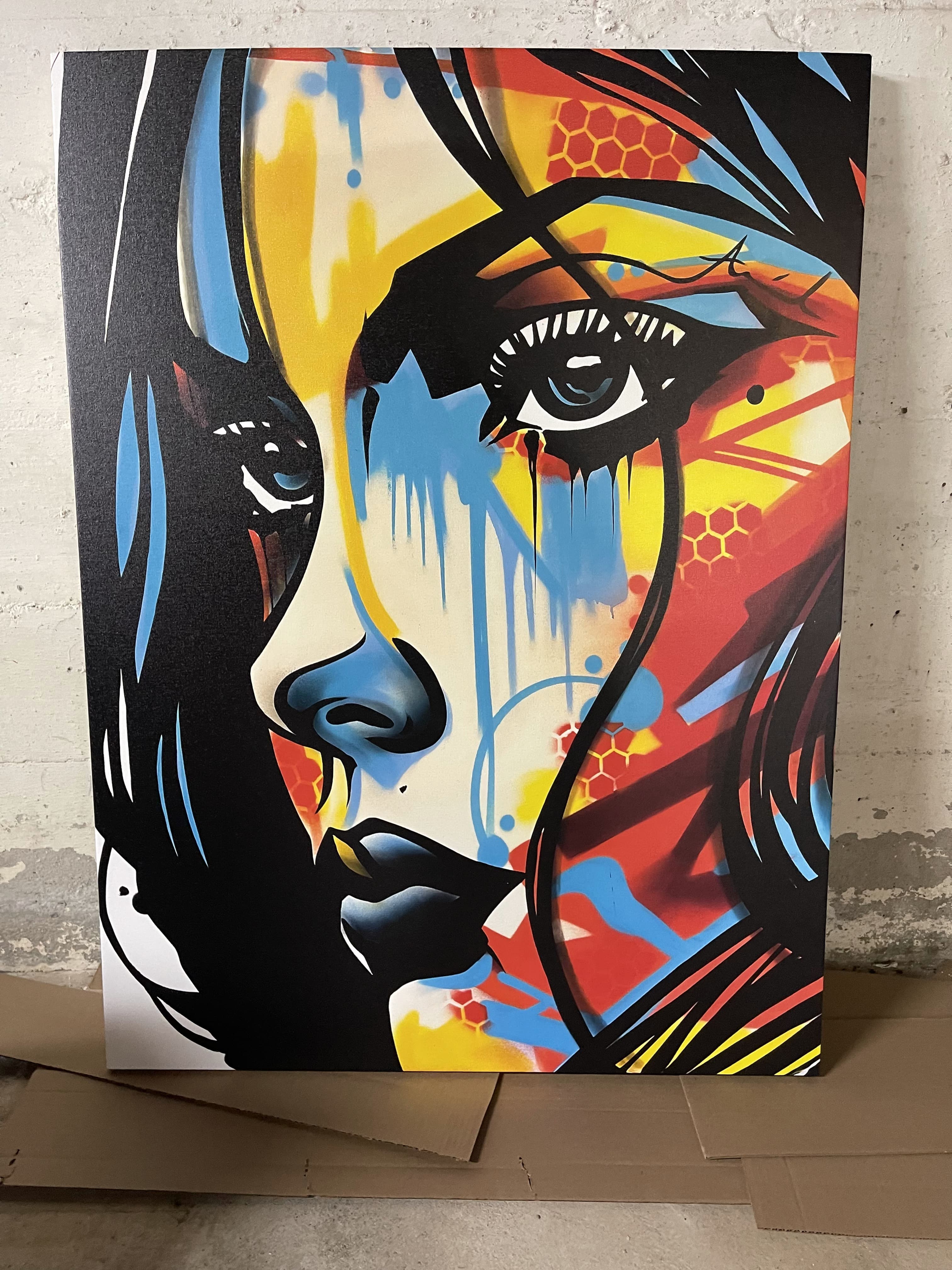 Colorful Woman Portrait