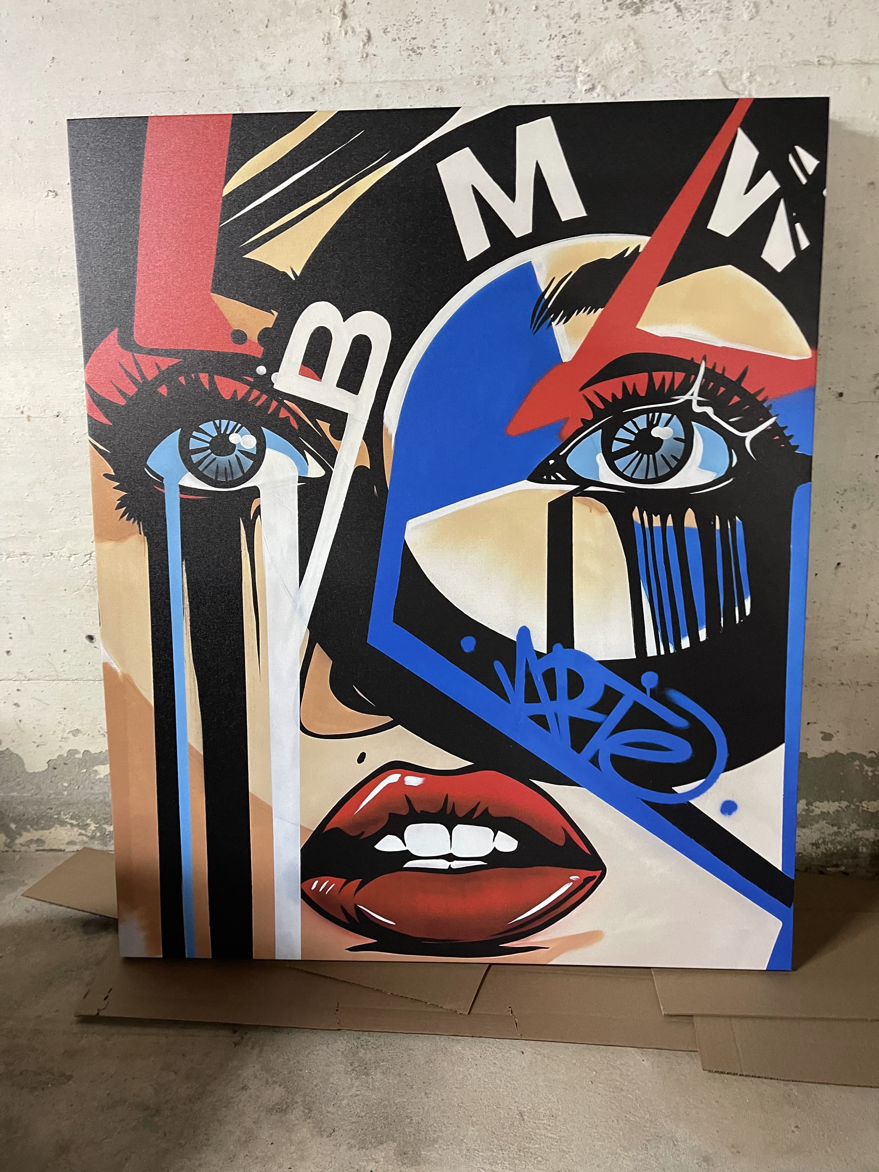 Crying Woman Portrait