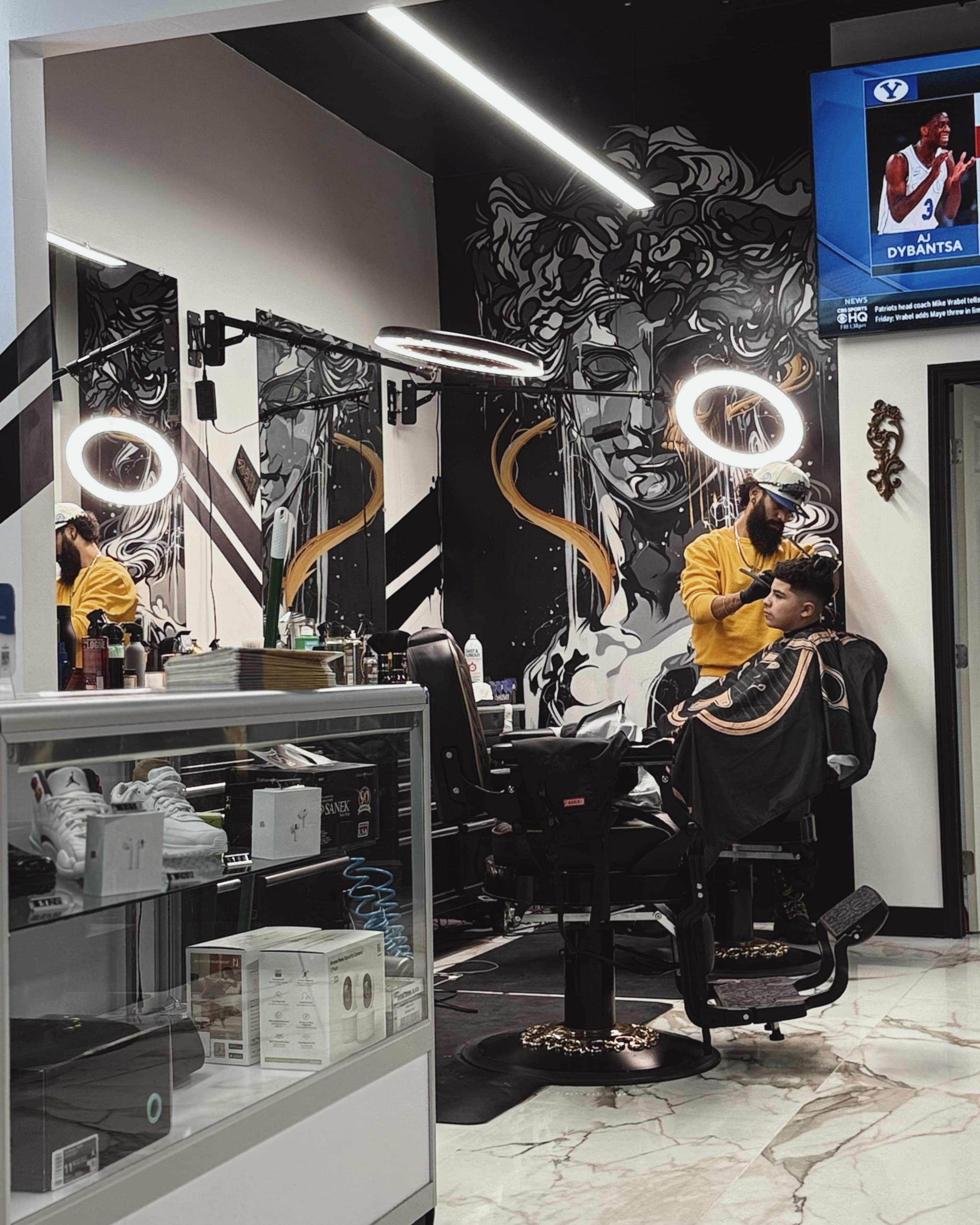 Clean haircut by LooksBySerge at Aces Barbershop