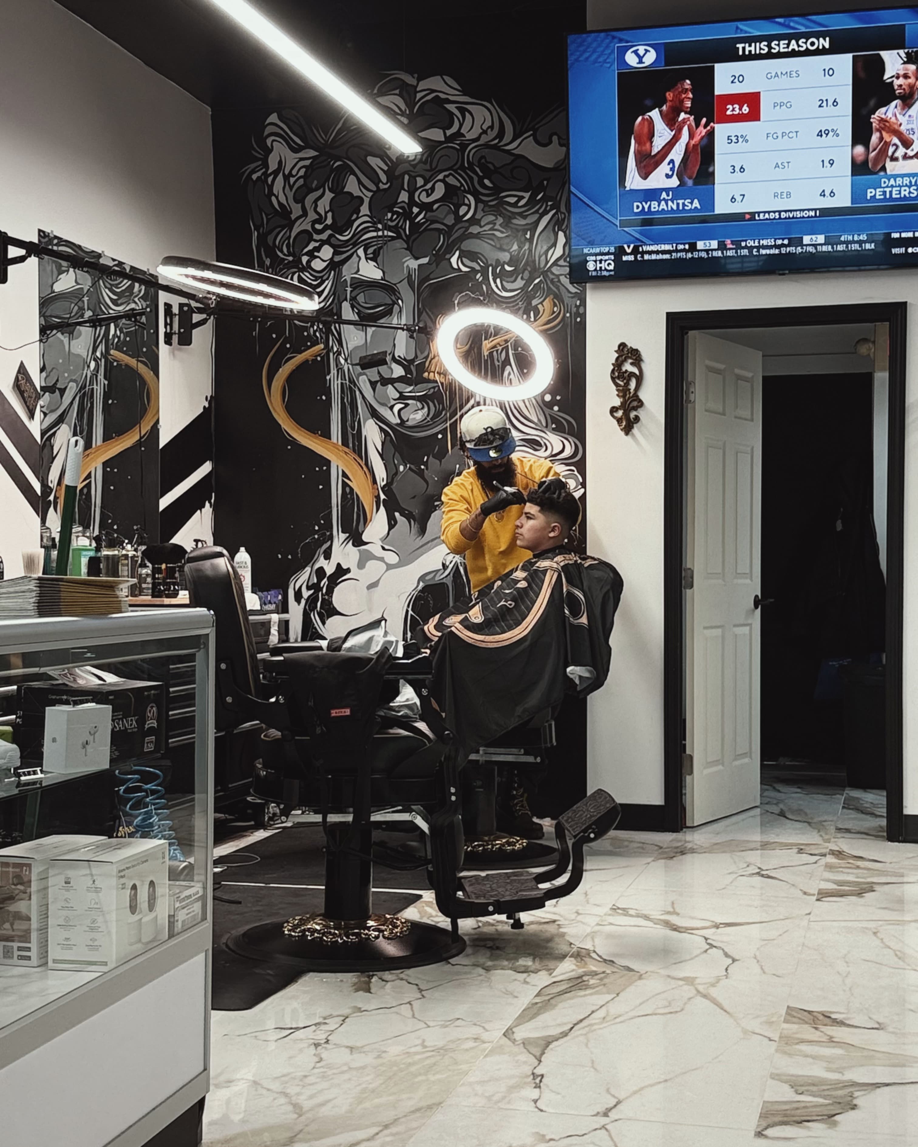 Finished haircut by LooksBySerge at Aces Barbershop