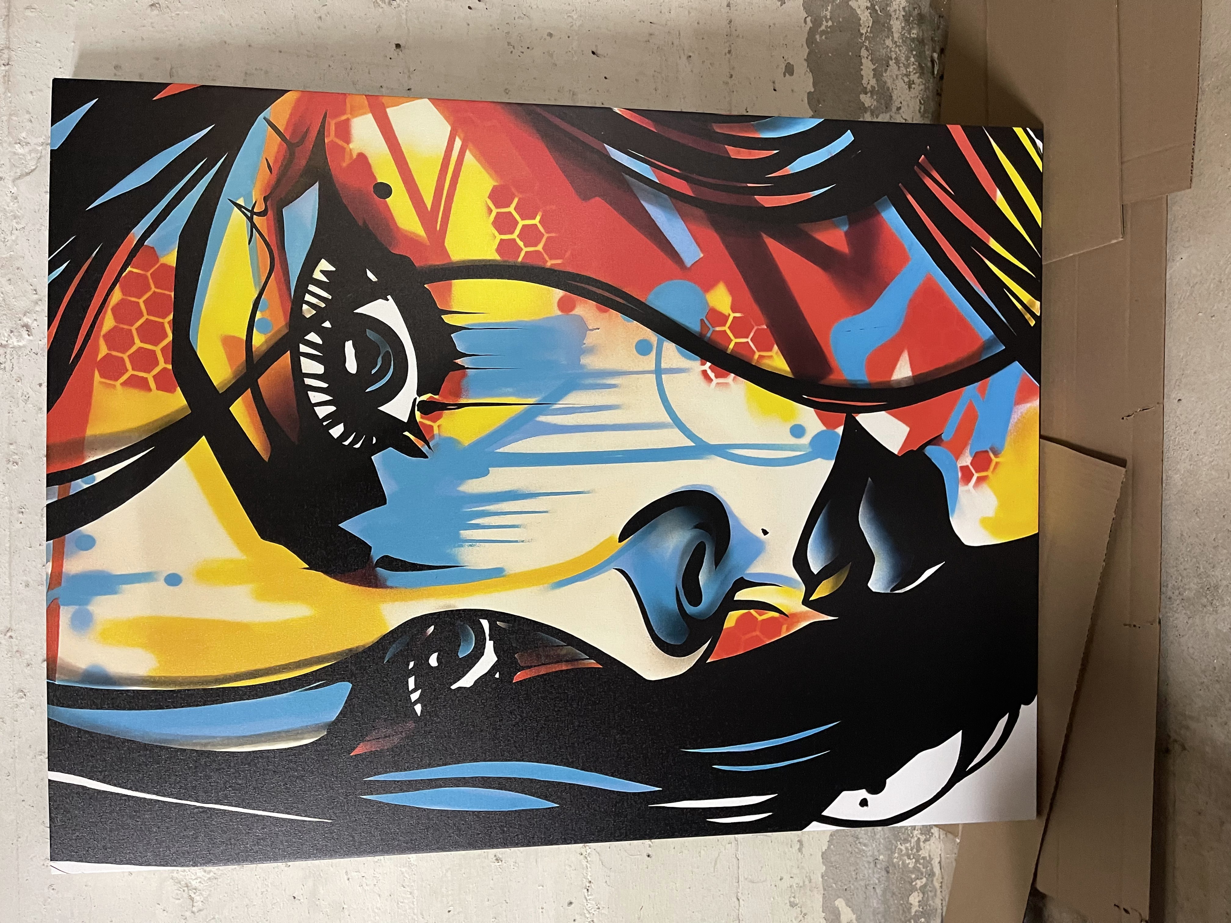 Colorful Woman Portrait