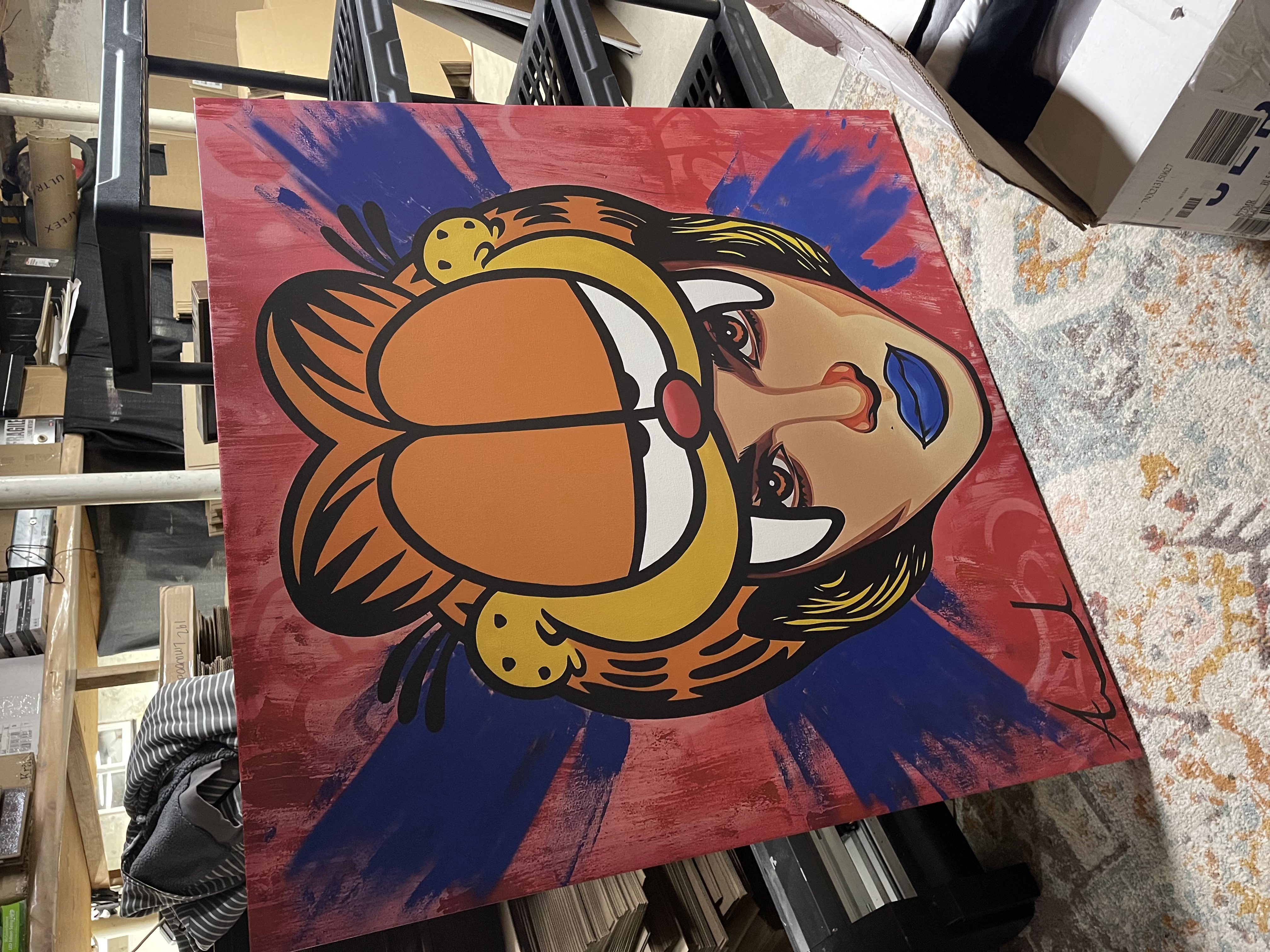 Garfield Pop Art Mashup