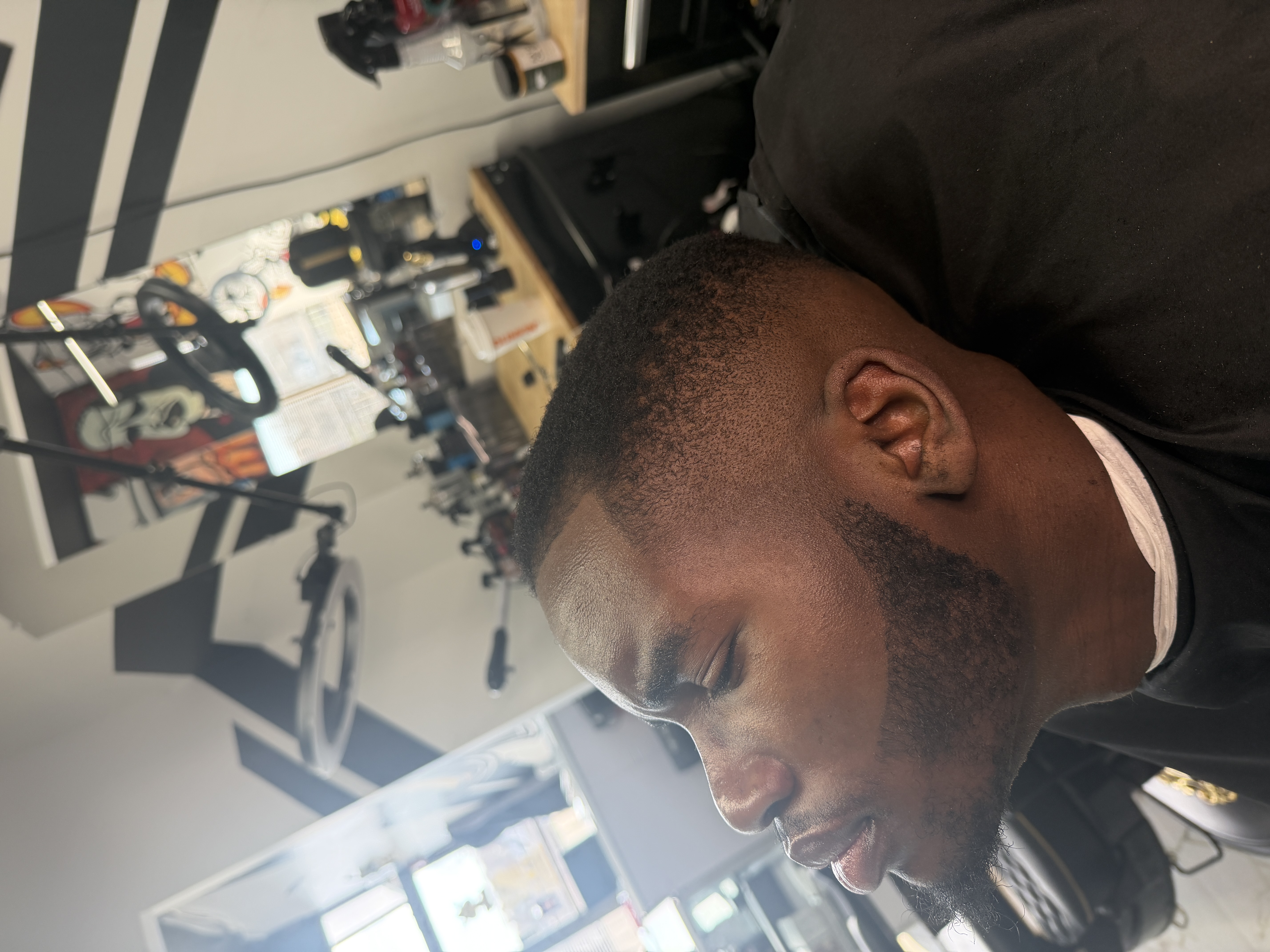 Beard trim and shape-up by WALTNYCE at Ace’s Barbershop